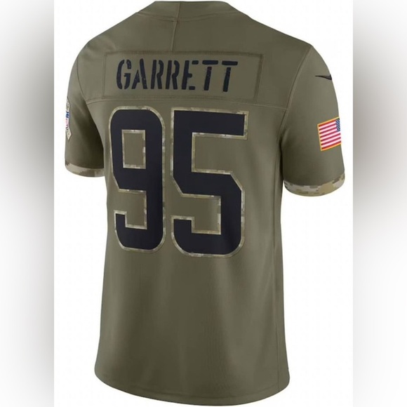 Cleveland Browns Miles Garrett #95 “salute to serve” NFL Jersey - Size Small​ - Picture 3 of 3